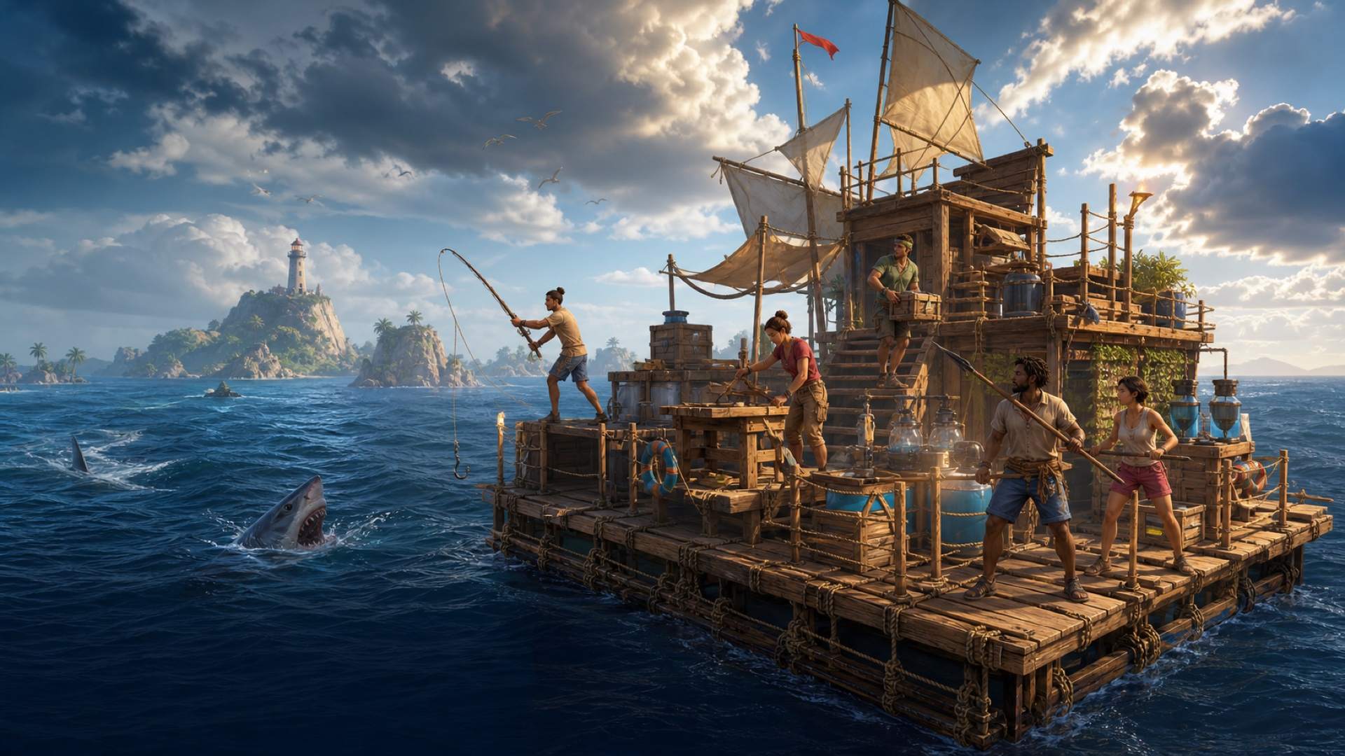 Raft® Survival: Multiplayer — key visual
